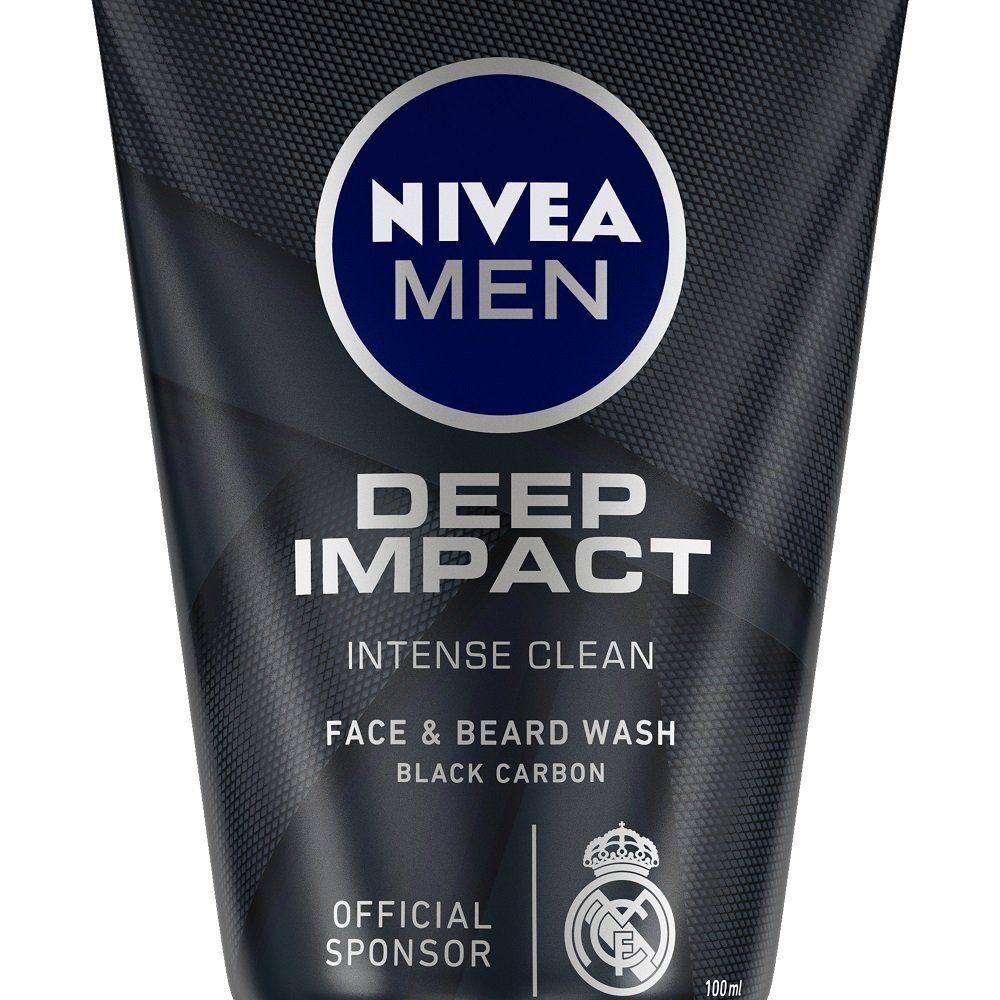 Nivea Men Face Wash G Deep Impact Intense Clean For Beard Face