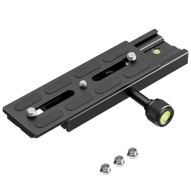 NEEWER Quick Release Plate with Clamp Set (QR150)-150mm QR Plate