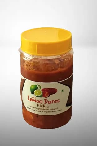Lolu's Homemade Tasty Fresh & Sweet Lemon Dates Pickle (നാരങ്ങ ഈന്തപ്പഴം അച്ചാർ) - 250 g | Naranga Eenthappazham Achar