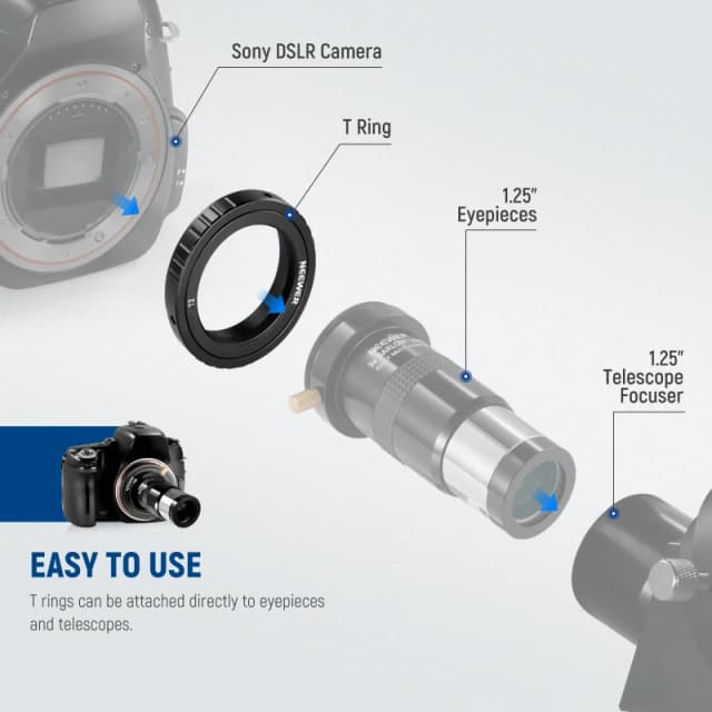 NEEWER T Ring For Sony A Mount Cameras & Telescopes (LA-03)