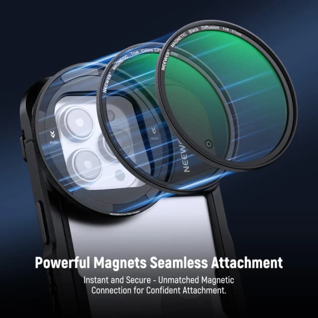 NEEWER 67mm Magnetic Lens Filter Kit For PA023/PA024 Phone Cage (NW SERIES S)