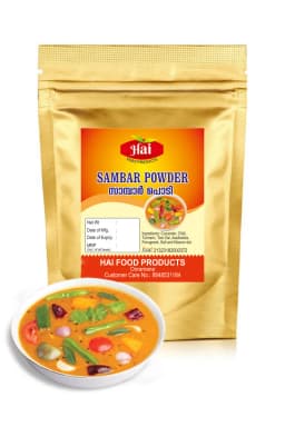 HAI's Classic Sambar Powder | Authentic South Indian Spice Mix | Premium & Organic | No Added Preservatives | Perfect for Delicious & Flavorful Sambar | Healthy & Tasty Masala- 100g