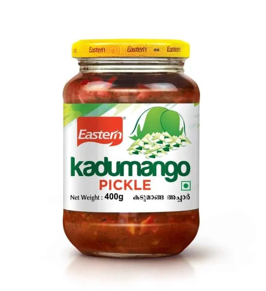 Kerala Eastern Spicy & Tasty Kadumango Pickle (കടുമാങ്ങ അച്ചാർ) - 400g Bottle | Kadumanga Achar