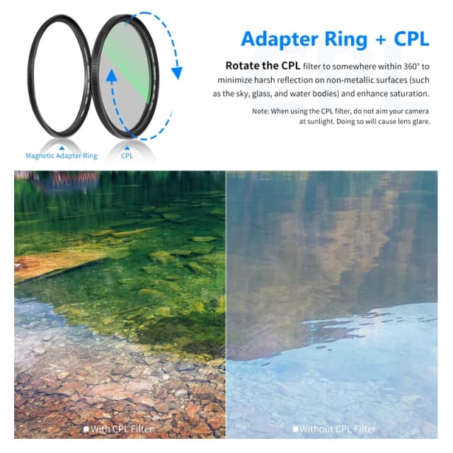 NEEWER 4-in-1 Magnetic Lens Filter Kit