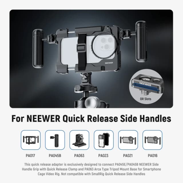 NEEWER 4 Pack Quick Release Adapter for Phone Cage (PA064)
