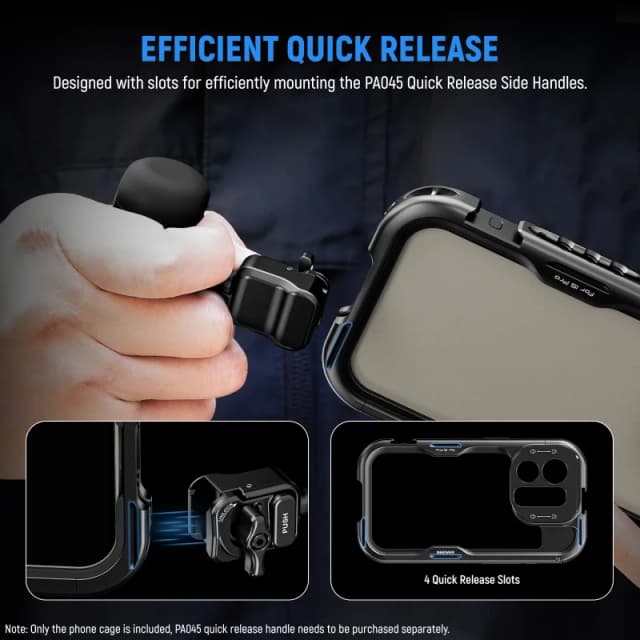 NEEWER PA043/PA044 2nd Generation Phone Cage for iPhone 15 Pro