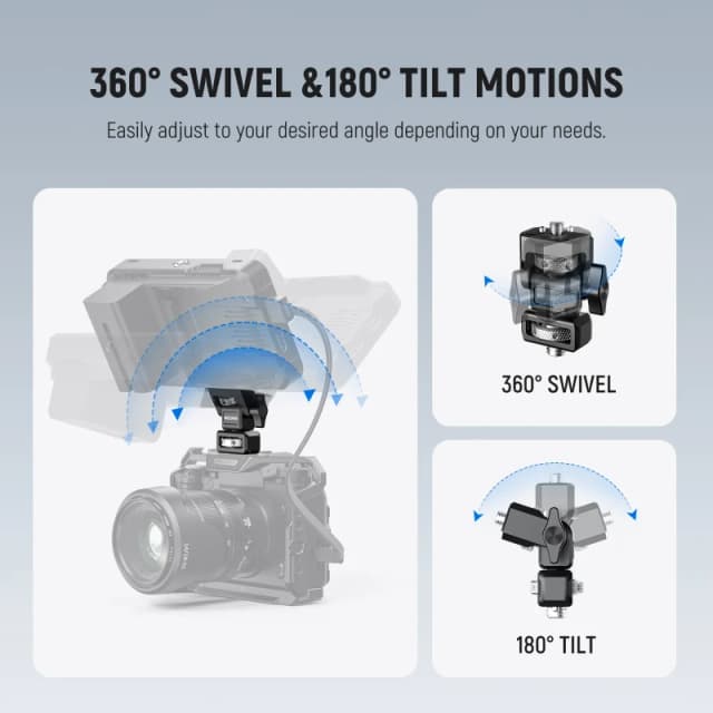 NEEWER Camera Monitor Mount With ARRI Locating (MA004)