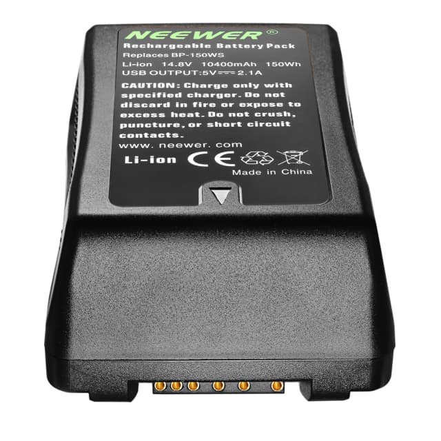 NEEWER 10400mAh Rechargeable V Mount/V Lock Battery-150Wh