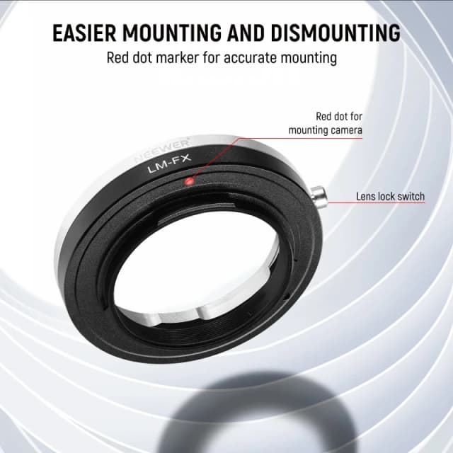 NEEWER Leica M Lens to Fujifilm X Lens Mount Adapter