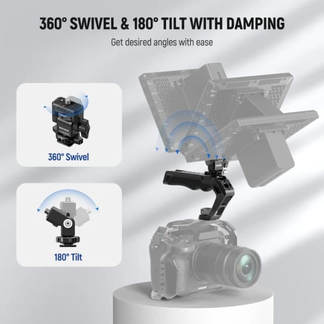 NEEWER CA007 Top Handle + MA006 Monitor Mount Set