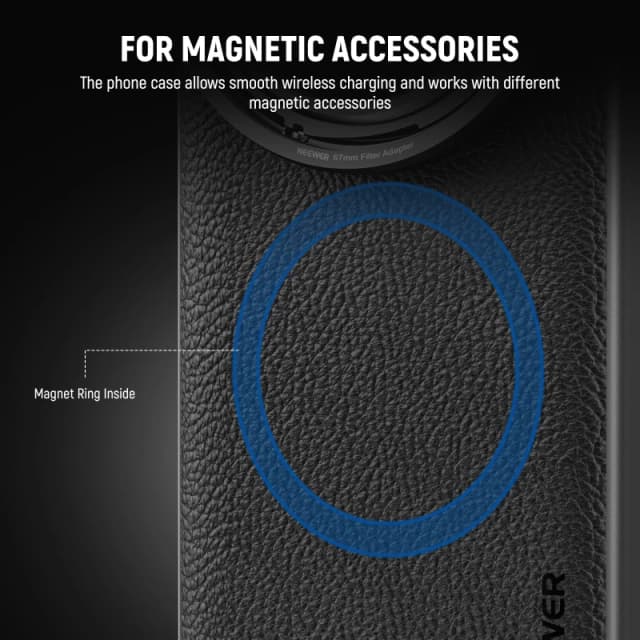 NEEWER Black Case for Xiaomi 14 Ultra with 17mm/67mm Adapters (PA051)