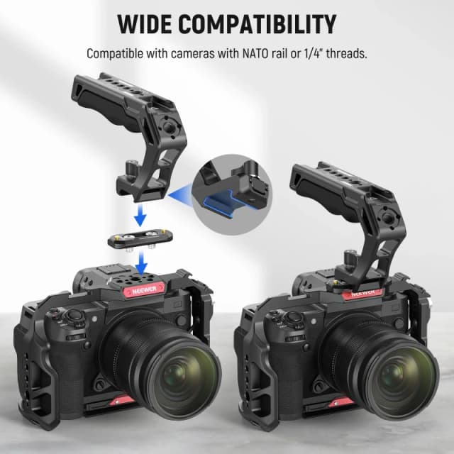 NEEWER Top Handle and NATO Rail Kit (CA008)