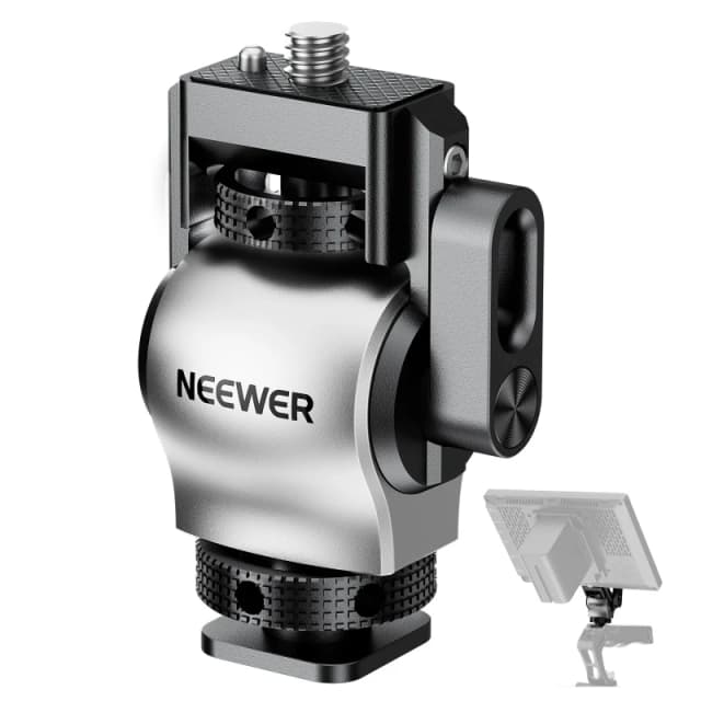 NEEWER Color Blocking Monitor Mount with Cold Shoe (MA013)
