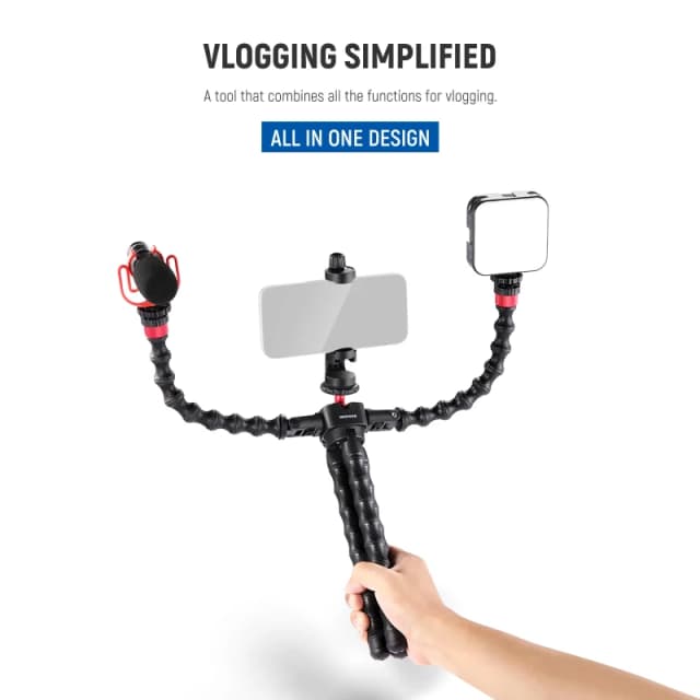 NEEWER Flexible Tripod with Two Magic Arms (T91)