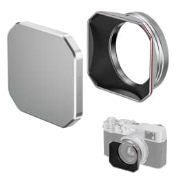 NEEWER CA087 Square Lens Hood for X100V & X100VI-Silver(CA087)