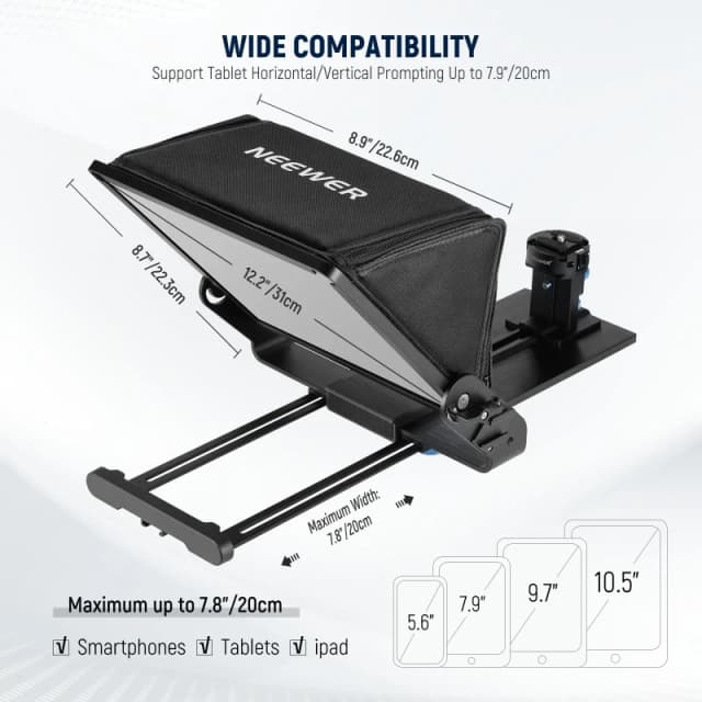 NEEWER X12II Remote Teleprompter