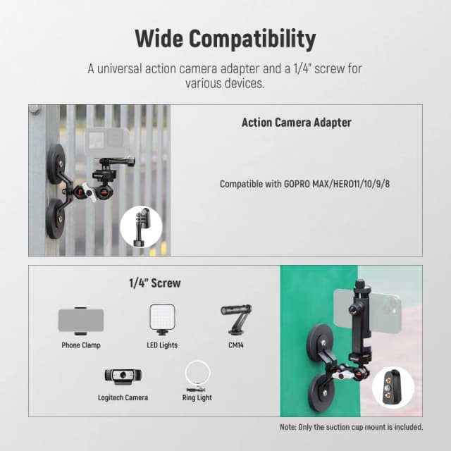 NEEWER Magnetic Action Camera Mount (FL-GP15)