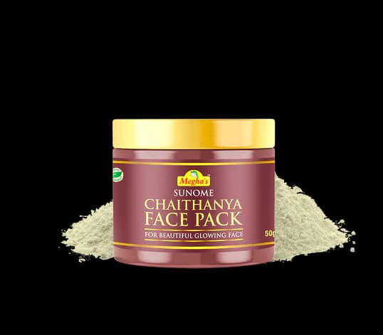 Megha's Chaithanya Face Pack For Beautiful Glowing Face 50gm