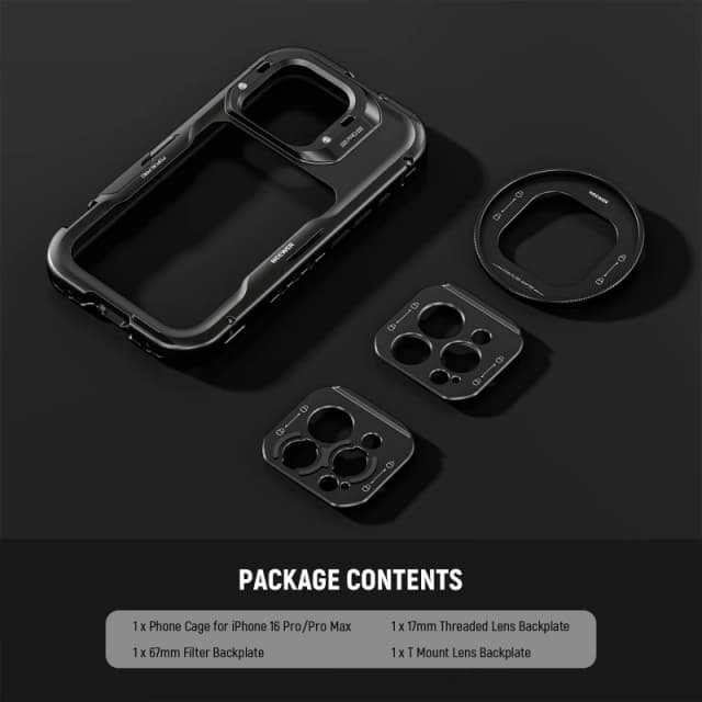 NEEWER PA073/PA074 Phone Cage Compatible with iPhone 16 Pro max