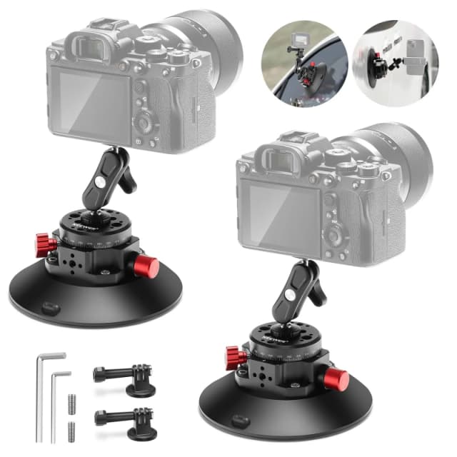 NEEWER 6" Camera Suction Mount with Ball Head Magic Arm (CA013)