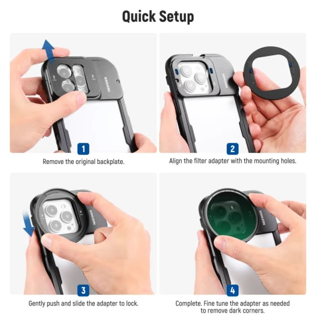 NEEWER 67mm Magnetic Lens Filter Kit For PA023/PA024 Phone Cage (NW SERIES S)