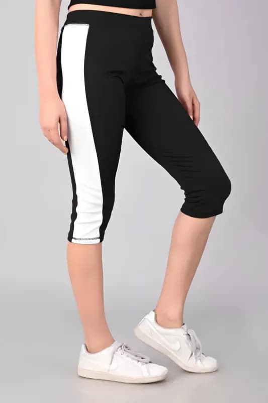 Latest Trendy High GSM Women Active Wear/Gym-Yoga Capri/Sport Capri for Women's & Girls