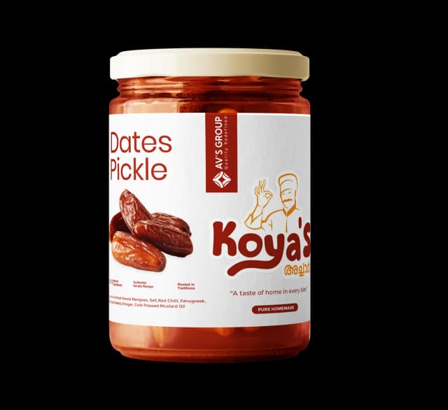 Koyas Pickle  Homemade Dates Pickle, Khajoor Ka Achaar, 100% Natural Homemade, Tasty, Healthy, Unique Pickle, No Artificial Color/Flavor, No Added Sugar