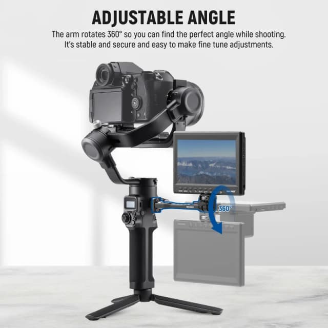 NEEWER Adjustable Field Monitor Mount for Gimbal Stabilizer (GA005)