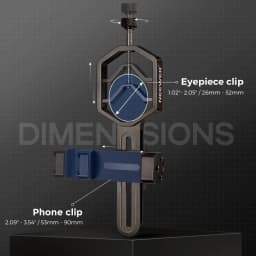 NEEWER ST-T01 Metal Cellphone Telescope Adapter Mount- (Fits Eyepiece with Diameter : 26mm - 52mm)