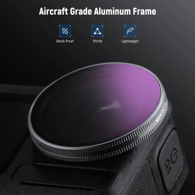 NEEWER 6 Pack ND&CPL Filter Set for Action 3/4/5 Pro