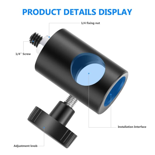 NEEWER 2 Pack Light Stand Tip Adapter Convert (ST12)