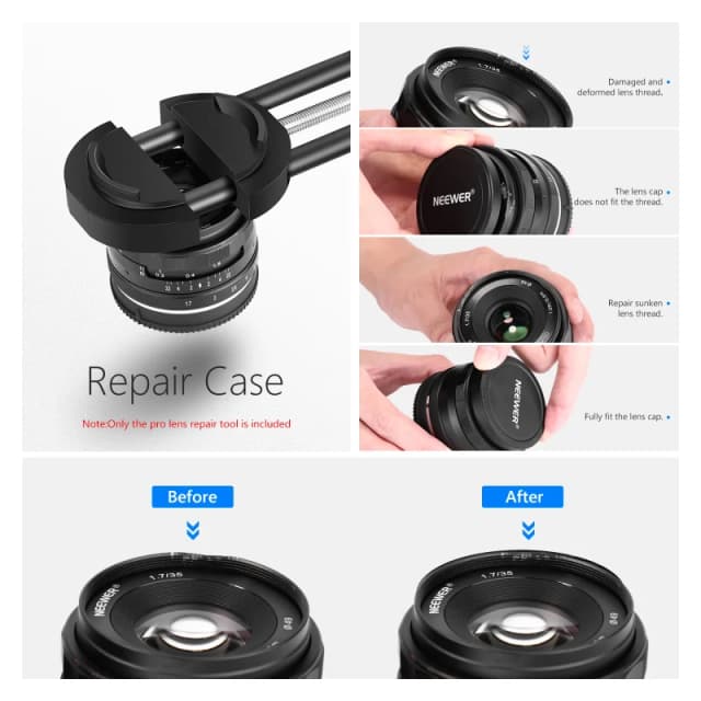 NEEWER Camera Lens Vise Repair Tool for Lens and Filter
