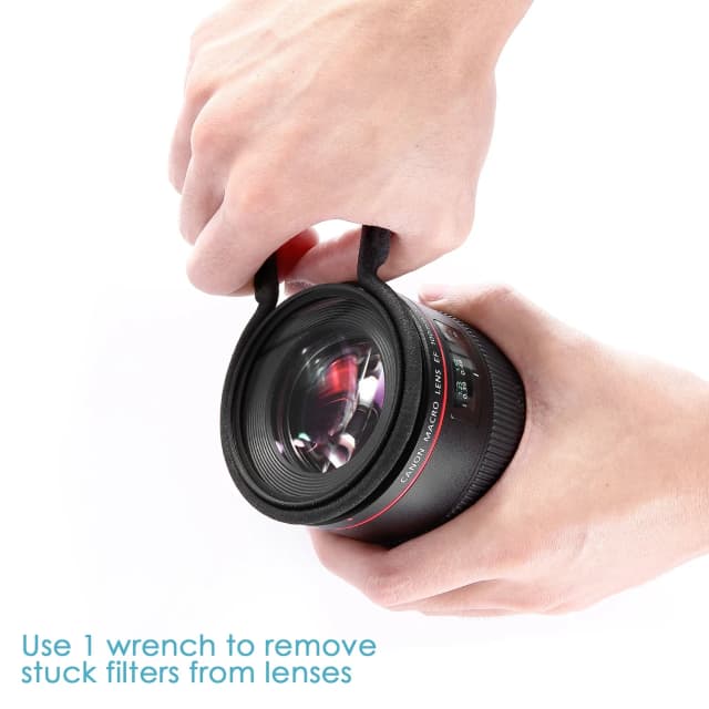 NEEWER 2 Pcs Metal Camera Lens Filter Remover Wrench Set Kit-77-82mm