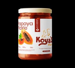 Koyas Pickle Homemade Papaya Pickle | Spicy South Indian Pickle | Papita ka Achaar | Natural, No artificial flavours | No Preservatives