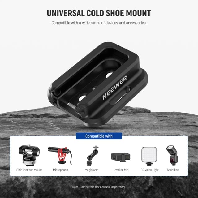 NEEWER Cold Shoe Mount Adapter (UA042)