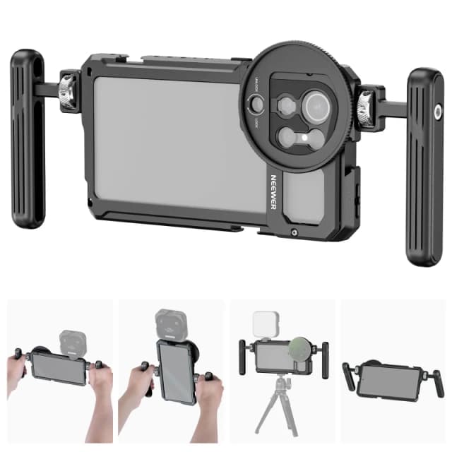 NEEWER Handheld Cage with Filter Thread Adapter For SAMSUNG S23 Ultra - Basic Kit(PA021)