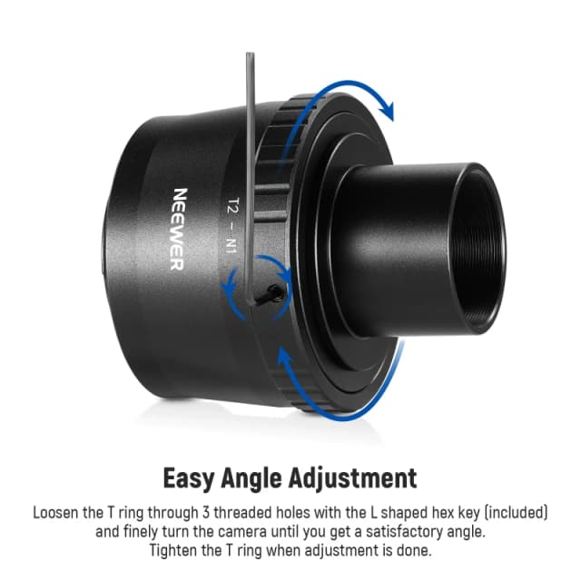 NEEWER T Ring Adapter Set for Nikon 1 Series Mirrorless Cameras (LS-T10)