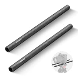 NEEWER 2 Pack 15mm Extension Rods Carbon Fiber