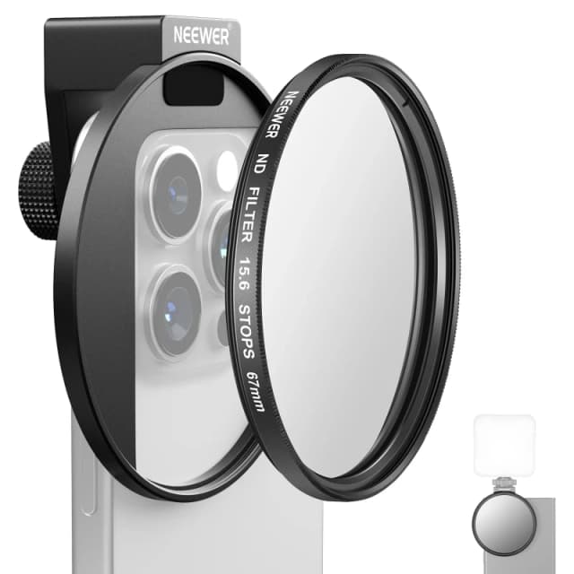 NEEWER Clip On 67mm ND Phone Filter Kit (FL-45)