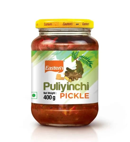 Kerala Eastern Spicy & Tasty Puliyinchi Pickle (പുളിയിഞ്ചി അച്ചാർ) - 400g bottle | Inji Puli (ഇഞ്ചി പുളി)