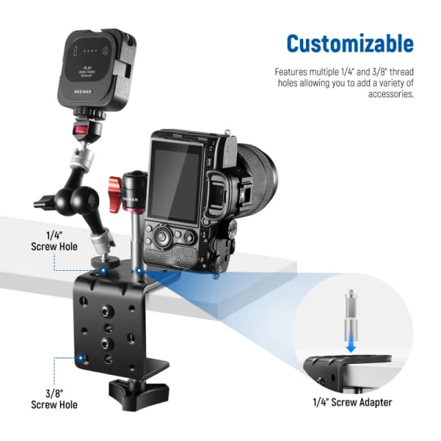 NEEWER  Heavy Duty C Desk Clamp (ST-CCD1)