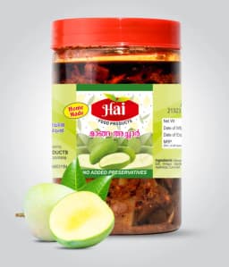 HAI's Mango Pickle – Classic & Bold Manga Achaar | Tasty & Tangy | Homemade & Organic | No Artificial Colours-1 Kg