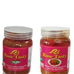 Rose Tasty Chicken & Fish Pickle Combo – Premium Homemade Non-Veg Achar | 250g Each | 100% Natural, Spicy & Ready to Eat | No Artificial Preservatives