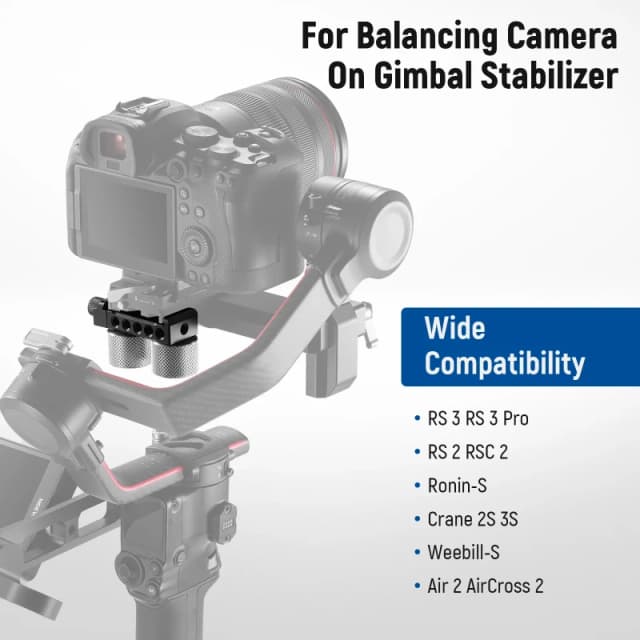 NEEWER GA001 Gimbal Counterweights and Clamp Kit for DJI