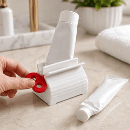 Toothpaste Squeezer – Efficient Tube Roller with Stand | BrushedUp