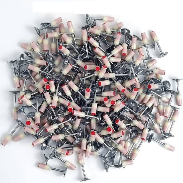 Nail Gun Manual Steel Nails, Round Nails 50 pcs Rivet Heavy Duty Squeeze Rivet Gun