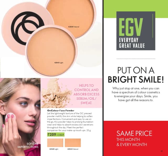 ESB Oncolour face powder