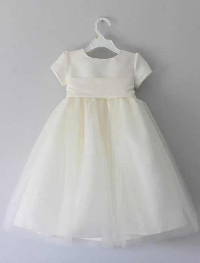 MKD HANDMADE flower girl dress tulle dress wedding dress communion dress bride made dress tutu dress