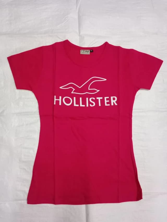 ELC Ladies short top in Deep pink color
