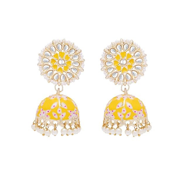 Stunning Gold Plated Jhumki Earring For Women (E101254)